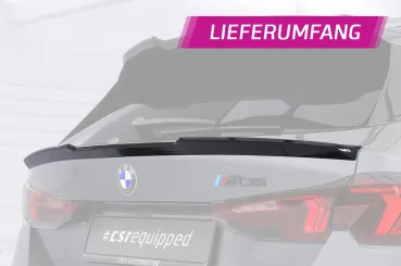 CSR Heckspoiler | Heckflügel mit ABE für BMW 1er F70 HF273-G Glossy schwarz Hochglanz (keine Lackierung erforderlich)