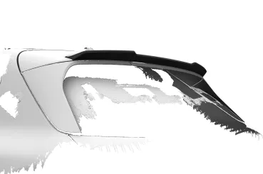 CSR Heckspoiler | Heckflügel mit ABE für BMW 1er F70 M-Paket HF274-S schwarz matt strukturiert (keine Lackierung erforderlich)