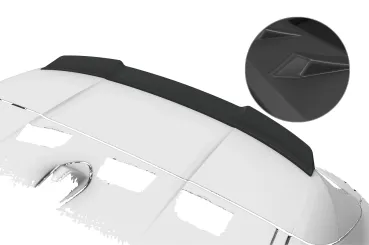 CSR Heckspoiler | Heckflügel mit ABE für BMW 1er F70 M-Paket HF274-L schwarz matt (Lackierung erforderlich)