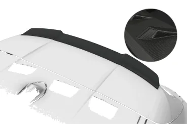 CSR Heckspoiler | Heckflügel mit ABE für BMW 1er F70 M-Paket HF274-M Carbon Look matt strukturiert (keine Lackierung erforderlich)