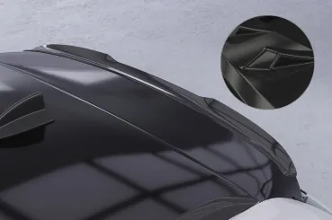 CSR Heckspoiler | Heckflügel mit ABE für BMW 3er E91 Touring HF113-G Glossy schwarz Hochglanz (keine Lackierung erforderlich)