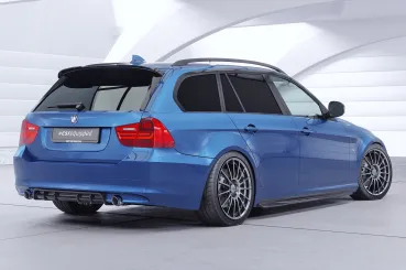 CSR Heckspoiler | Heckflügel mit ABE für BMW 3er E91 Touring HF216-S Strukturiert schwarz matt (keine Lackierung erforderlich)