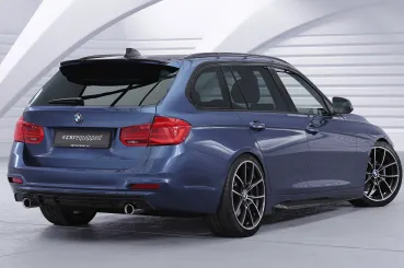CSR Heckspoiler | Heckflügel mit ABE für BMW 3er F31 Touring HF736-S Strukturiert schwarz matt (keine Lackierung erforderlich)