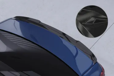 CSR Heckspoiler | Heckflügel mit ABE für BMW 5er / i5 G60 HF149-G Glossy schwarz Hochglanz (keine Lackierung erforderlich)