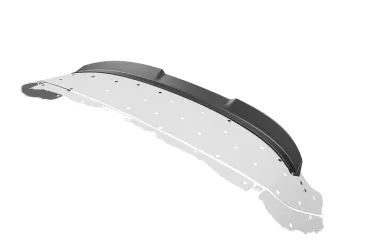 CSR Heckspoiler | Heckflügel mit ABE für BMW X1 F48 HF260-G Glossy schwarz Hochglanz (keine Lackierung erforderlich)