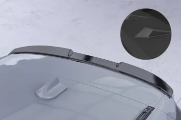 CSR Heckspoiler | Heckflügel mit ABE für BMW X1 F48 HF260-S Strukturiert schwarz matt (keine Lackierung erforderlich)