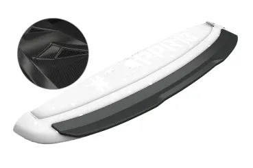 CSR Heckspoiler | Heckflügel mit ABE für Citroen DS3 Racing / SportChic HF768-C Carbon Look Hochglanz (keine Lackierung erforderlich)