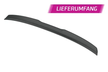 CSR Heckspoiler | Heckflügel mit ABE für Dacia Sandero Stepway / Sandero 3 (DJF) HF291-G Glossy schwarz Hochglanz (keine Lackierung erforderlich)