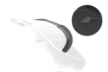 CSR Heckspoiler | Heckflügel mit ABE für Ford Mondeo MK5 BA7 Turnier ST-Line HF922-S Strukturiert schwarz matt (keine Lackierung erforderlich)