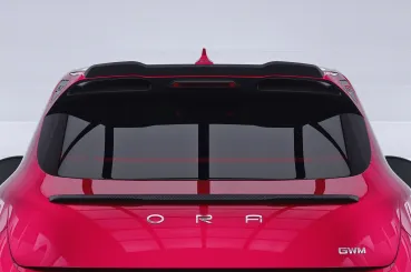 CSR Heckspoiler | Heckflügel mit ABE für GWM Ora Funky Cat / Haomao GT HF135-S Strukturiert schwarz matt (keine Lackierung erforderlich)