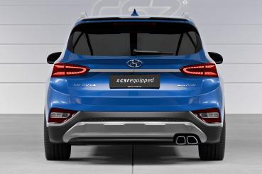 CSR Heckspoiler | Heckflügel mit ABE für Hyundai Santa Fe (Typ TM) HF287-S Strukturiert schwarz matt (keine Lackierung erforderlich)