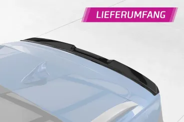 CSR Heckspoiler | Heckflügel mit ABE für Hyundai Santa Fe (Typ TM) HF287-S Strukturiert schwarz matt (keine Lackierung erforderlich)