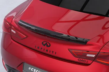 CSR Heckspoiler | Heckflügel mit ABE für Infiniti Q60 HF036-L Lackierung erforderlich (schwarz matt)