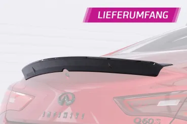 CSR Heckspoiler | Heckflügel mit ABE für Infiniti Q60 HF036-G Glossy schwarz glänzend (keine Lackierung erforderlich)
