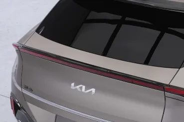 CSR Heckspoiler | Heckflügel mit ABE für Kia EV6 HF088-S Strukturiert schwarz matt (keine Lackierung erforderlich)