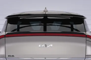 CSR Heckspoiler | Heckflügel mit ABE für Kia EV6 HF088-C Carbon Look Hochglanz (keine Lackierung erforderlich)
