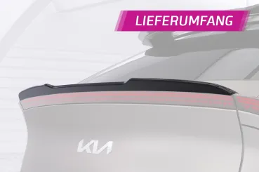 CSR Heckspoiler | Heckflügel mit ABE für Kia EV6 HF088-C Carbon Look Hochglanz (keine Lackierung erforderlich)