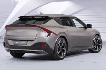 CSR Heckspoiler | Heckflügel mit ABE für Kia EV6 HF088-L Lackierung erforderlich (schwarz matt)