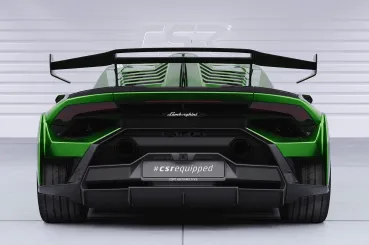 CSR Heckspoiler | Heckflügel mit ABE für Lamborghini Huracan HF202-G Glossy schwarz Hochglanz (keine Lackierung erforderlich)