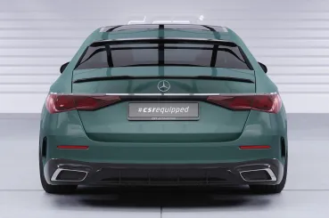 CSR Heckspoiler | Heckflügel mit ABE für Mercedes Benz E-Klasse W214 Limousine HF173-S Strukturiert schwarz matt (keine Lackierung erforderlich)