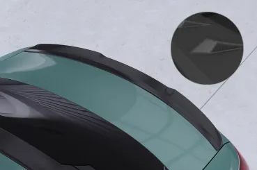 CSR Heckspoiler | Heckflügel mit ABE für Mercedes Benz E-Klasse W214 Limousine HF173-S Strukturiert schwarz matt (keine Lackierung erforderlich)