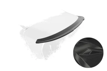CSR Heckspoiler | Heckflügel mit ABE für Mercedes-Benz EQA (H 243) HF906-C Carbon Look Hochglanz (keine Lackierung erforderlich)
