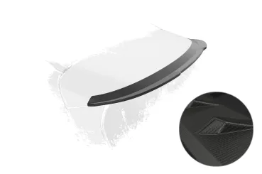 CSR Heckspoiler | Heckflügel mit ABE für Mercedes-Benz EQA (H 243) HF906-M Carbon Look matt strukturiert (keine Lackierung erforderlich)