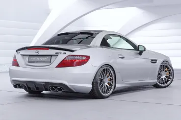 CSR Heckspoiler | Heckflügel mit ABE für Mercedes-Benz SLC (R172) 43 AMG HF120-S Strukturiert schwarz matt (keine Lackierung erforderlich)