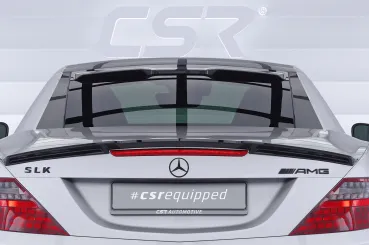 CSR Heckspoiler | Heckflügel mit ABE für Mercedes-Benz SLC (R172) 43 AMG HF120-C Carbon Look Hochglanz (keine Lackierung erforderlich)