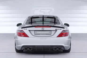 CSR Heckspoiler | Heckflügel mit ABE für Mercedes-Benz SLC (R172) 43 AMG HF120-S Strukturiert schwarz matt (keine Lackierung erforderlich)