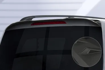 CSR Heckspoiler | Heckflügel mit ABE für Mercedes-Benz V-Klasse (447) HF849-M Carbon Look matt strukturiert (keine Lackierung erforderlich)