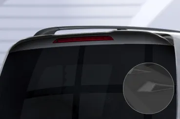 CSR Heckspoiler | Heckflügel mit ABE für Mercedes-Benz V-Klasse (447) HF849-S Strukturiert schwarz matt (keine Lackierung erforderlich)