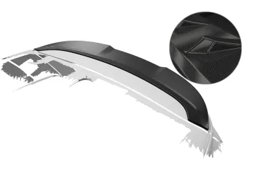 CSR Heckspoiler | Heckflügel mit ABE für Mini Cooper F66 HF269-C Carbon Look Hochglanz (keine Lackierung erforderlich)