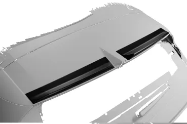 CSR Heckspoiler | Heckflügel mit ABE für Opel Grandland B HF297-C Carbon Look Hochglanz (keine Lackierung erforderlich)