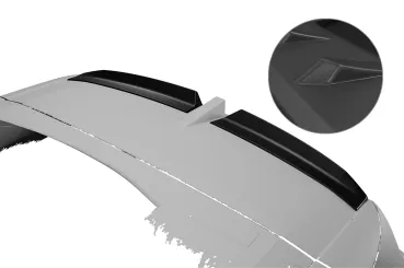 CSR Heckspoiler | Heckflügel mit ABE für Opel Grandland B HF297-L Lackierung erforderlich (unlackiert)