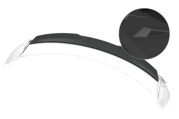 CSR Heckspoiler | Heckflügel mit ABE für Opel Insignia B GrandSport OPC-Line HF180-S Strukturiert schwarz matt (keine Lackierung erforderlich)