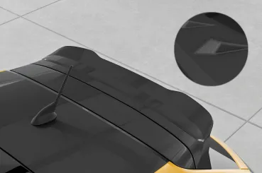 CSR Heckspoiler | Heckflügel mit ABE für Peugeot 208 II HF057-S Strukturiert schwarz matt (keine Lackierung erforderlich)