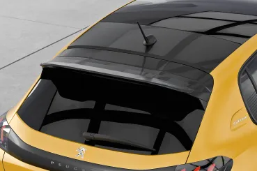 CSR Heckspoiler | Heckflügel mit ABE für Peugeot 208 II HF057-S Strukturiert schwarz matt (keine Lackierung erforderlich)