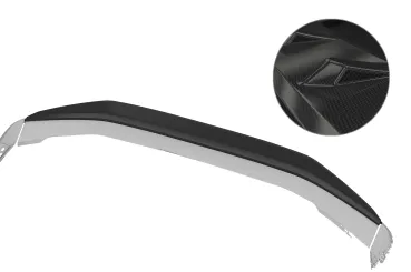 CSR Heckspoiler | Heckflügel mit ABE für Peugeot 3008 (3. Gen) / E-3008 HF282-C Carbon Look Hochglanz (keine Lackierung erforderlich)