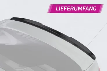 CSR Heckspoiler | Heckflügel mit ABE für Polestar 2 HF104-G Glossy schwarz Hochglanz (keine Lackierung erforderlich)