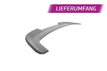 CSR Heckspoiler | Heckflügel mit ABE für Porsche 718 Boxster (Typ 982) HF940-L Lackierung erforderlich (schwarz matt)