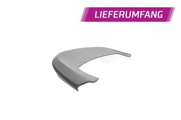 CSR Heckspoiler | Heckflügel mit ABE für Porsche 718 Spyder (Typ 982) HF941-S Strukturiert schwarz matt (keine Lackierung erforderlich)