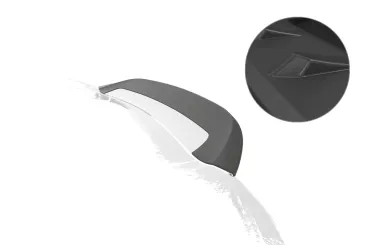 CSR Heckspoiler | Heckflügel mit ABE für Porsche 718 Spyder (Typ 982) HF941-L Lackierung erforderlich (unlackiert)