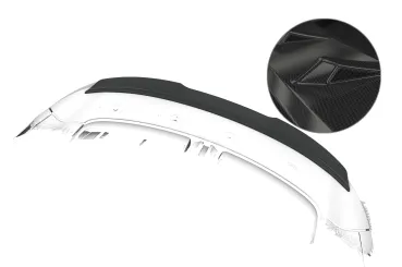 CSR Heckspoiler | Heckflügel mit ABE für Porsche 911/992 Cabrio / Targa HF285-C Carbon Look Hochglanz (keine Lackierung erforderlich)