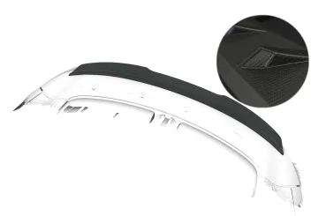 CSR Heckspoiler | Heckflügel mit ABE für Porsche 911/992 Cabrio / Targa HF285-M Carbon Look matt strukturiert (keine Lackierung erforderlich)