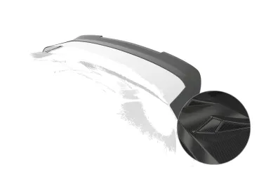 CSR Heckspoiler | Heckflügel mit ABE für Porsche 911/997 Turbo /Turbo S HF931-C Carbon Look Hochglanz (keine Lackierung erforderlich)