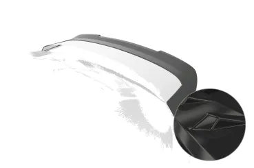 CSR Heckspoiler | Heckflügel mit ABE für Porsche 911/997 Turbo /Turbo S HF931-G Glossy schwarz Hochglanz (keine Lackierung erforderlich)