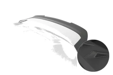 CSR Heckspoiler | Heckflügel mit ABE für Porsche 911/997 Turbo /Turbo S HF931-L Lackierung erforderlich (unlackiert)