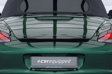CSR Heckspoiler | Heckflügel mit ABE für Porsche Boxster 987 / Cayman 987 Facelift HF778-C Carbon Look Hochglanz (keine Lackierung erforderlich)