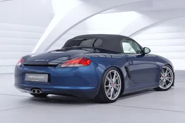 CSR Heckspoiler | Heckflügel mit ABE für Porsche Boxster 987 HF741-C Carbon Look Hochglanz (keine Lackierung erforderlich)